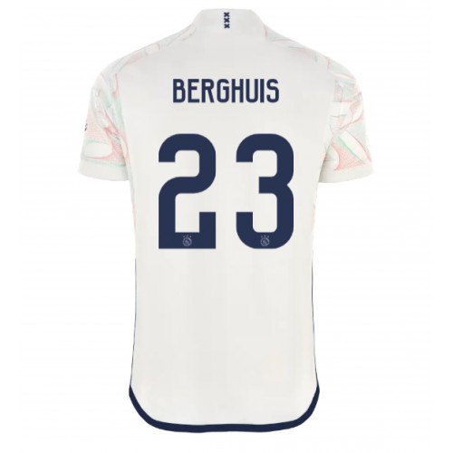 Fotballdrakt Herre Ajax Steven Berghuis #23 Bortedrakt 2023-24 Kortermet